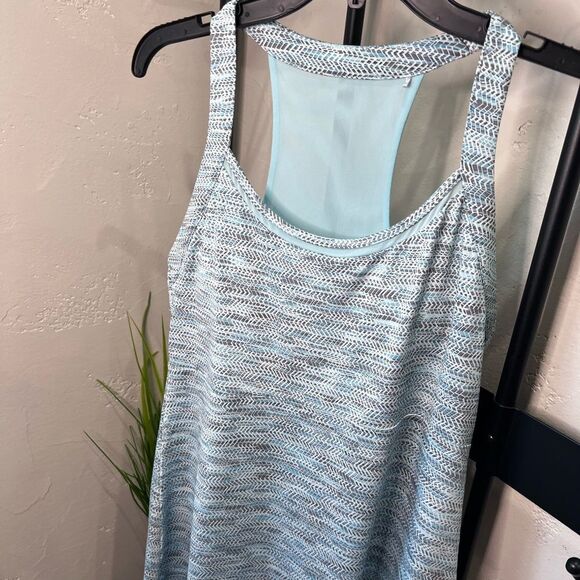 MPG Mondetta Performance Gear Travel Athletic Sundress Size Large Blue - Picture 9 of 16